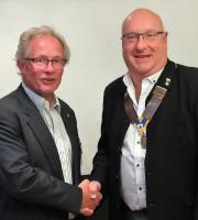 CHANGE OF PRESIDENCY AT CHRISTCHURCH ROTARY CLUB 