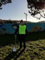 President Tony Parker at the planting.