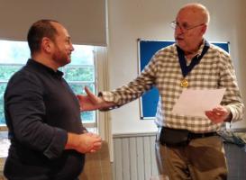 Induction of Giovanni Cafa into Epsom Rotary