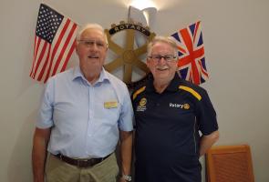 Pres David Weston and PP John Tennant