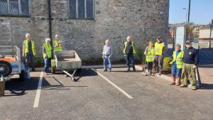 Gardening group at Newtons Place