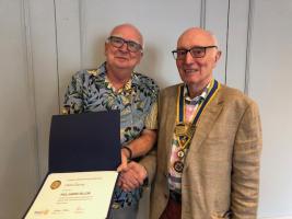 President recognises work of Past President