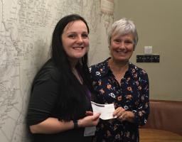 Donation to St. David's Hospice