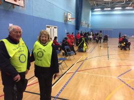 Car park marshalling for Kent Boccia League Tournament 2018