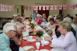 Guests enjoying themselves at our Summer party August 2016