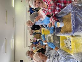 Meal packing at Rotary Lytham