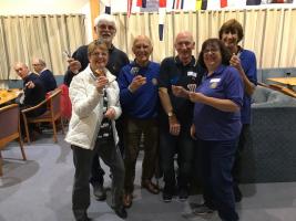 Paignton Rotary's victorious DartsTeam