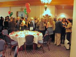 The Guests Assemble for Christmas Lunch