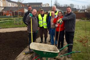 Groundwork for 'Nest & Rest' Garden