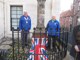 Judy Greenwood and Andrew Brown (Club President)