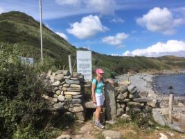 Ian B. and Tess complete the gentle Helford to Coverack stretch.