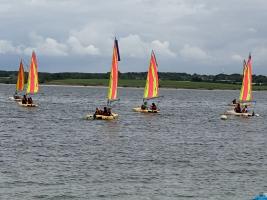 Activities started with a morning of Sailing