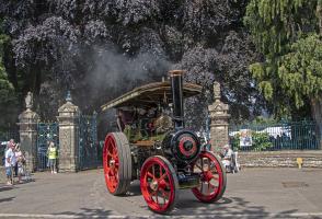 One of the Steam traction engines at the Steam Rally