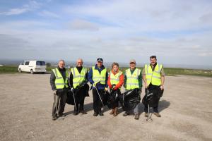 Litter Pick at Bratton Camp / Westbury White Horse