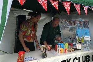 Pimms Stall at the Sunday Market.