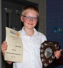Max Wright  - winner 2015 - from Gatehouse Primary