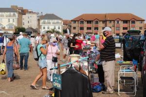 The sign says it all - Seaford Rotary Boot Fair is back!