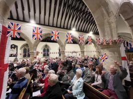 The audience enjoying the concert