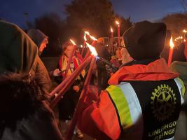 2023: 25th November - Lighting Torches for the Advent Fayre