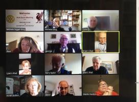 First Zoom meeting of Liverpool Exchange RC
