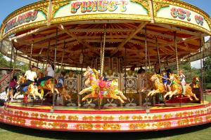 Traditional 1898 carousel