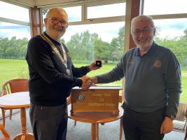 2024 10th June Thom Riddell receiving a further PHF Award from President Ken