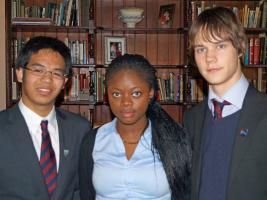 Students from Oswestry School