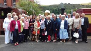 Members join Inner Wheel on Steam Railway Dining Train - July 2018