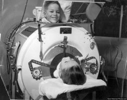 using an iron lung