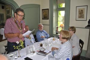 Lunch and DG visit at Milebrook House