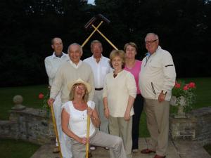 Croquet match