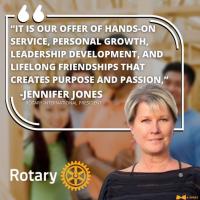 Rotary International President 2022/2023  Jennifer Jones