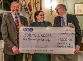 Swaffham and Watton Rotary Clubs support Young Carers