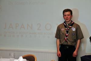 Joseph spoke about the World Scout Jamboree in Japan
