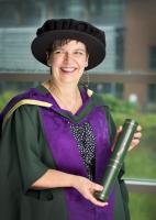 Dr Karen Groves receives her Honorary Doctorate from Edge Hill College Ormskirk