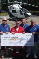 KSS Air Ambulance Cheque Presentation