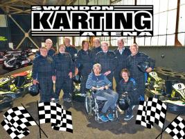 Go Karting in Swindon. Start 2.30pm