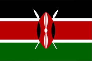 The Flag of Kenya