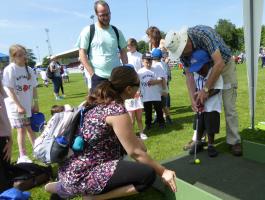 Our golf game was very popular 