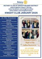 Knight Club newsletter for January 2025