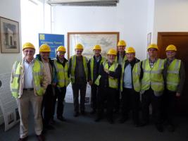 The Rotarians prepare to go underground