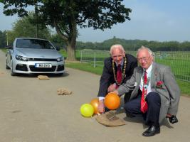 The District Governor and the Oswestry Town Mayor visited LifeLine today