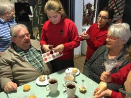 Members of Narberth & Whitland Rotary Club and Narberth Foodbank are pictured at the pre-Christmas visit and presentation