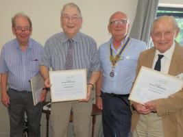 We celebrate Rotarians with 50 years service