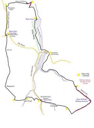Windgather Fell Race 2006 Route