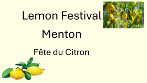 Lemon Festival Menton / Fête du Citron