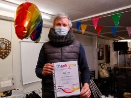 Certificate of Appreciation for Len 