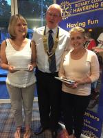 Induction of new members Liz Goodwin and Christine Birch
