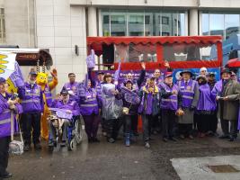 Team Rotary with the Purple for Polio Camaign to End Polio.