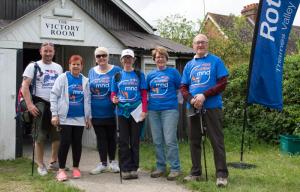 Walkers supporting MND UK.
